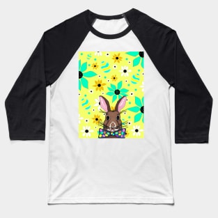 HAPPY Easter Bunny Rabbit - Easter Art Baseball T-Shirt